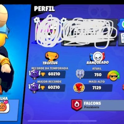 CONTA FULL DE BRAWL STARS!
