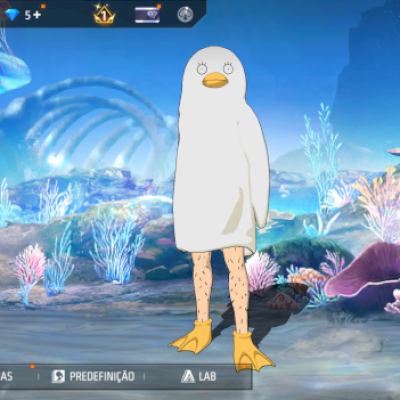 Conta free fire com a nova skin super rara!!