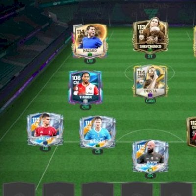 GER 113 - FC Mobile ( Gullit, Hazard, Bale, savic)