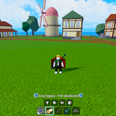 CONTA DE ROBLOX GEMADA NO BLOX FRUIT