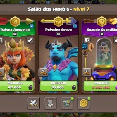 CLASH OF CLANS - CV 15 LV169 DISPONÍVEL