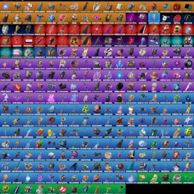 CONTA 256 SKINS FORTNITE + EPIC GAMES