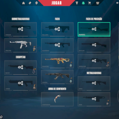 Conta de Valorant Com Skins