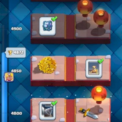 Conta Clash Royale arena 14 muitas cartas lendárias e passe da pekka completo
