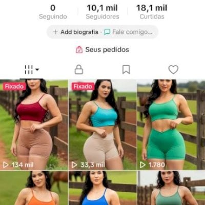 CONTA DO TIKTOK MONETIZADA +10K SEGUIDORES (BEM ENGAJADA)