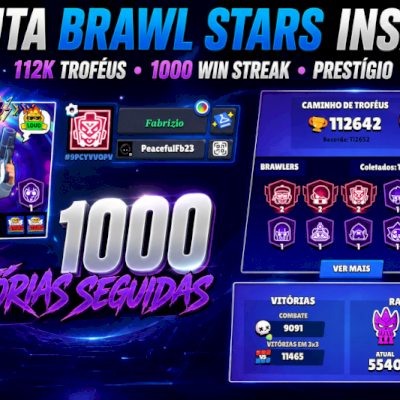 CONTA PREMIUM BRAWL STARS