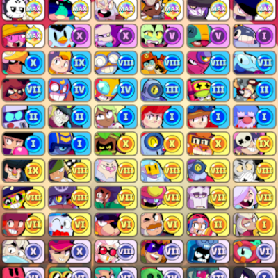 Conta poucos trofeus mais brawlers fortes para subir e se divertir