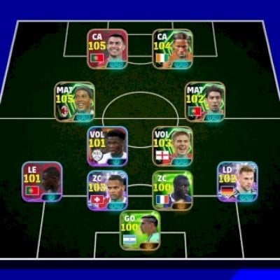 mobile/pack portugal CR7 105, R10, drogba, merino, luis diaz, batistuta e ++