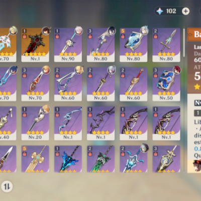 Conta nível 55 com 9 T5 e 4 armas T5