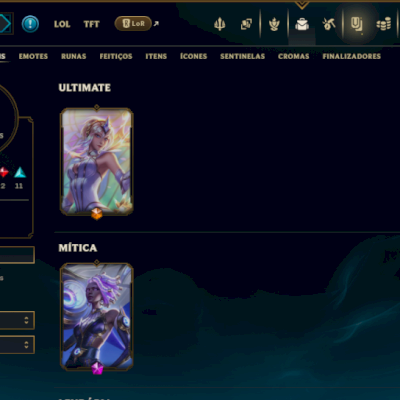 Unranked com 60 Champs e 27 Skins