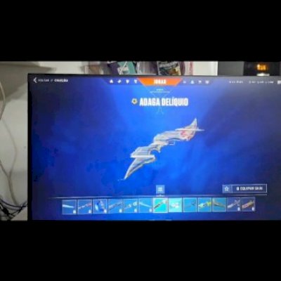 Conta com faca deliquio faca leque diversas skins, banners demais