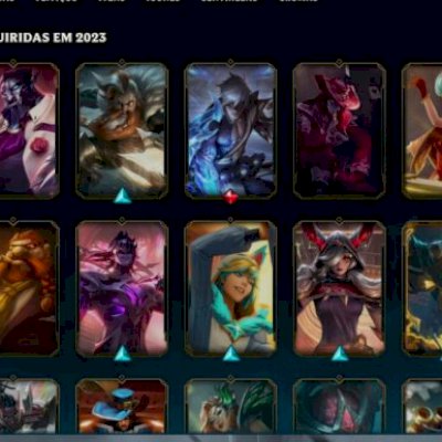 Conta League of Legends mais de 10 anos único dono 564 skin