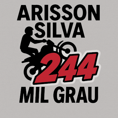 🎨🔥 Adesivo Personalizado – Mil Grau com nome (Arte digital)