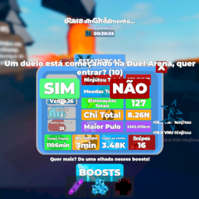 CONTA ROBLOX COM 90% DO GAME