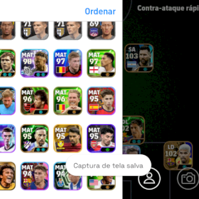 Conta antiga com 3 neymars