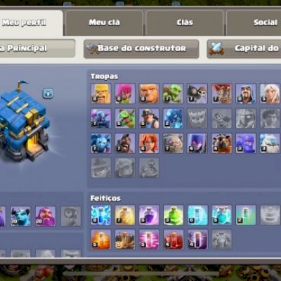 Conta clash of clans, com mais de 1.000 gemas