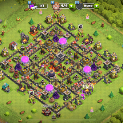Conta Clash of clans Cv 10 recém atualizado do Cv9 full, com 4 construtores