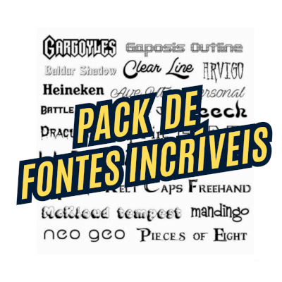 + 10 mil FONTES para você incrementar seu visual na rede!