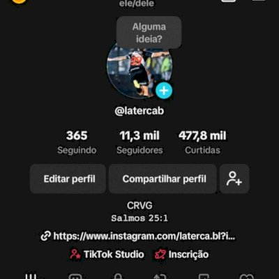 Conta 11 MIL Seguidores e quase 500 mil curtidas