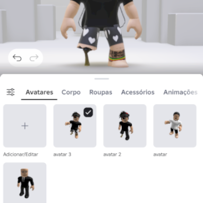 Conta de Roblox focada em skin