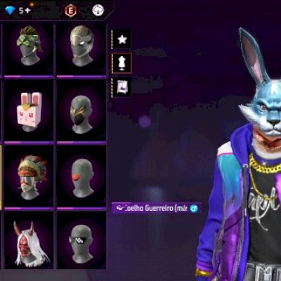 Conta free fire antiga gemada