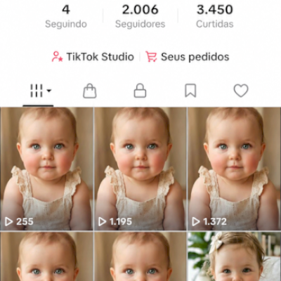 TIKTOK SHOP BR +2k SEGUIDORES | 100% ORGÂNICO + Benefícios | Público Feminino