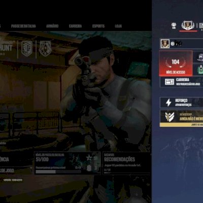 CONTA RAINBOW SIX SIEGE(R6)DIAMANTE(jogo comprado Na UBSOFT PC(CONTA LEVEL 104