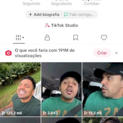 Vendo conta do tik Tok viralizada