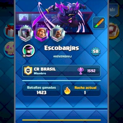 Vendo conta Clash royale - Arena 22