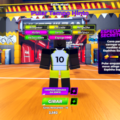 CONTA VOLLEYBALL LEGENDS COM TSH E SANJU COM HAB SECRETA E LVL ALTO E MAIS