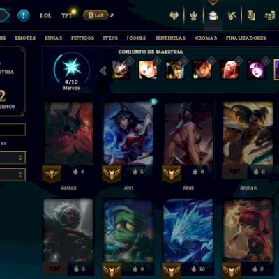 Conta VALORANT e LOL