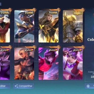 Continha colecionador mundial todas legends jujutsu hunter Naruto star kof