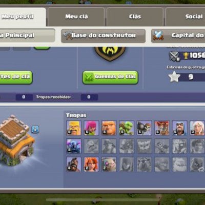 Conta Clash of Clans CV8