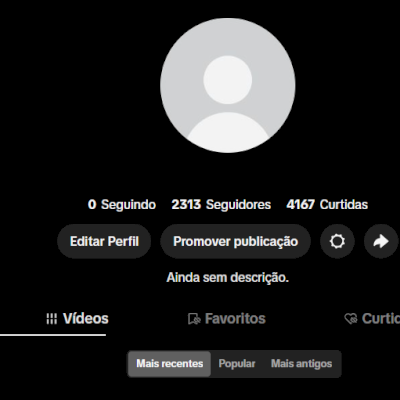 CONTA TIK TOK 2,3K SEG E 4,1K DE CURT (SHOP ATIVO) (VITRINE DAQUI A 30 DIAS)