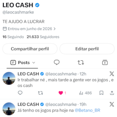 Conta mais de 20 k