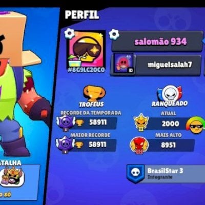 Conta brawl stars