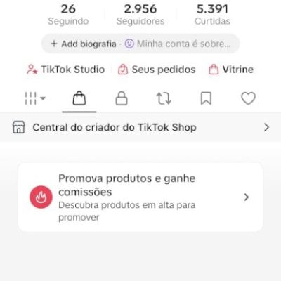 Conta TIKTOK com 2.9k seguidores reais