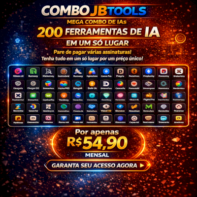 Combo JBTools | +200 Ferramentas Digitais | Acesso emediato
