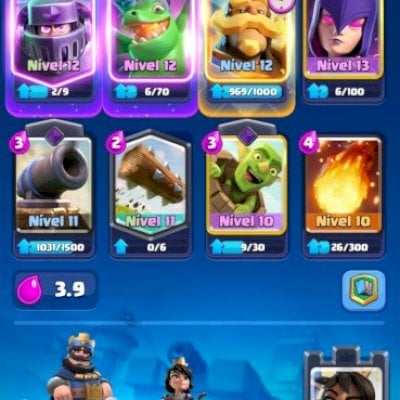 Conta Clash Royale nível 35 , arena 19 +7k de troféu , conta boa