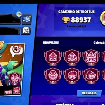 Vendo conta brawl Stars 90k troféu prestígio 66