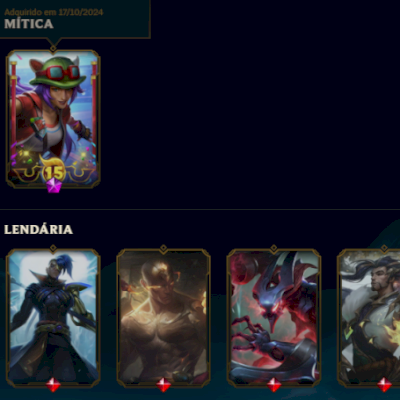 CONTA 100% SEGURA -86 SKINS - NIVEL 105 - BRONZE