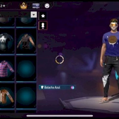 Conta freefire rara angelical 600 peitas