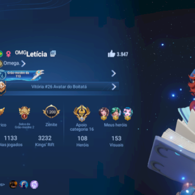 Conta honor of kings