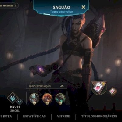 Conta nv 210 com 100 skin todos os heróis 6 heroi m7