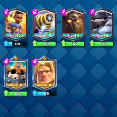 Conta de clash royale nível 34