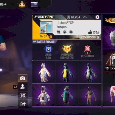 conta ff pra vender ligeiro