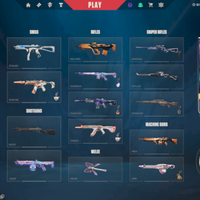 Conta valorant meio feminina