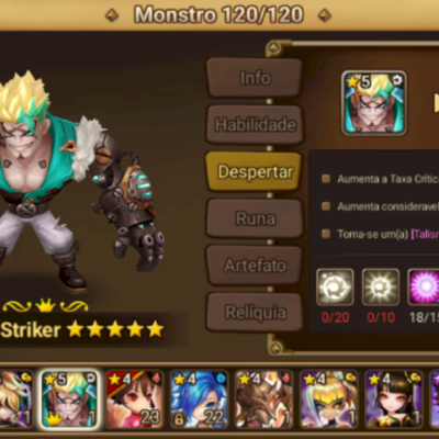 Summoner War - Talismã Conta Nova - Cheio de MS12 pra summonar