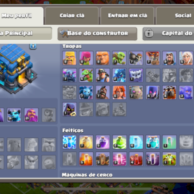 Conta Clash of Clans CV 12