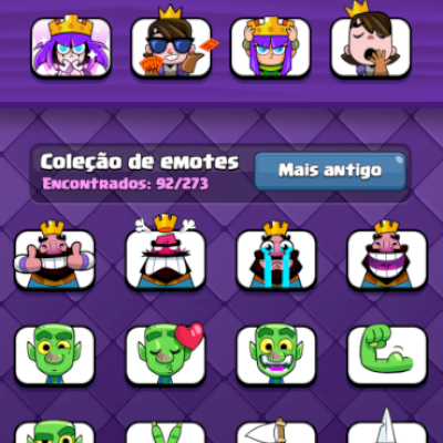 Vendo conta Clash Royale 9 anos de legado, 2 decks elite mais de 90 emoji